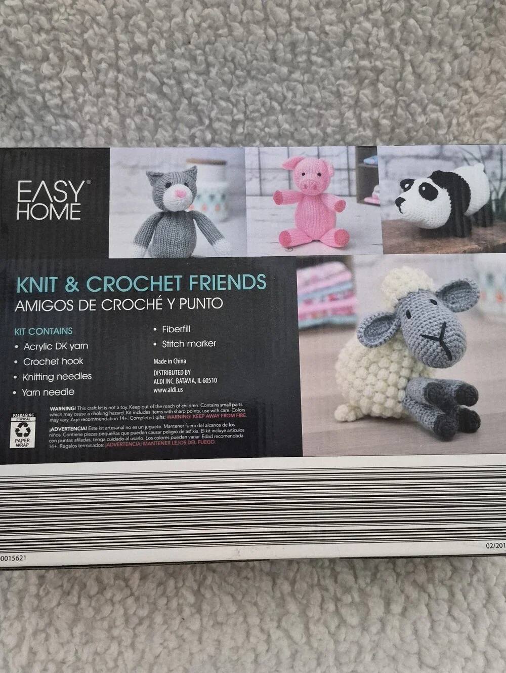 KNIT & CROCHET ANIMAL FRIENDS By Easy Home NEW